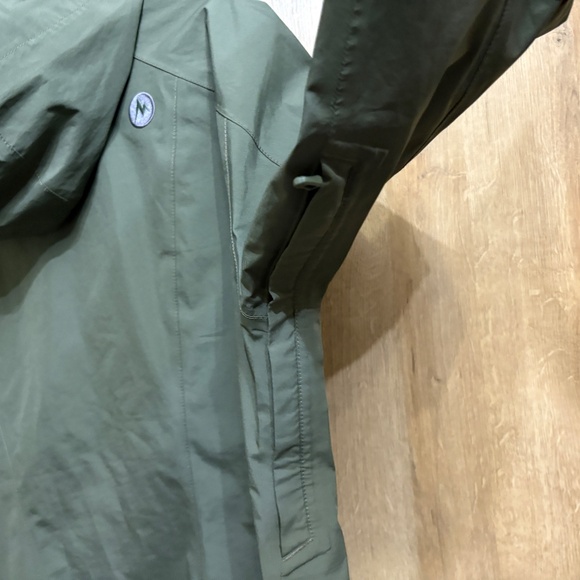 Marmot Green Rain Coat Jacket Essential Gore-Tex Women Size XL Waterproof $230 - Picture 12 of 16